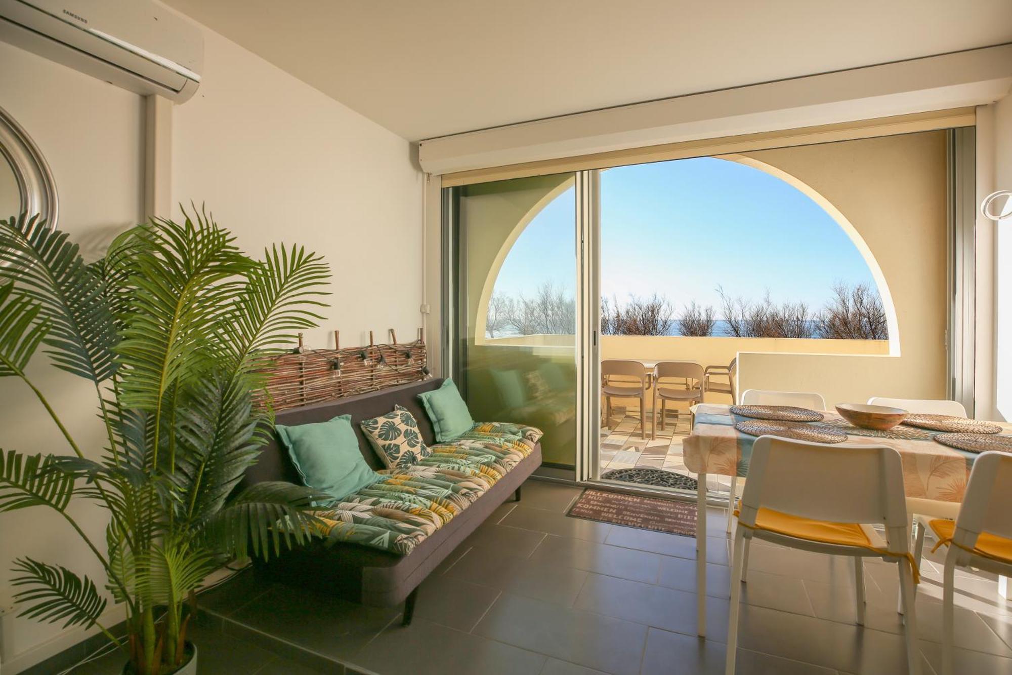 סורטס הוסגור La Dune D'Or - Vue Mer, Studio Face A La Plage Avec Terrasse מראה חיצוני תמונה