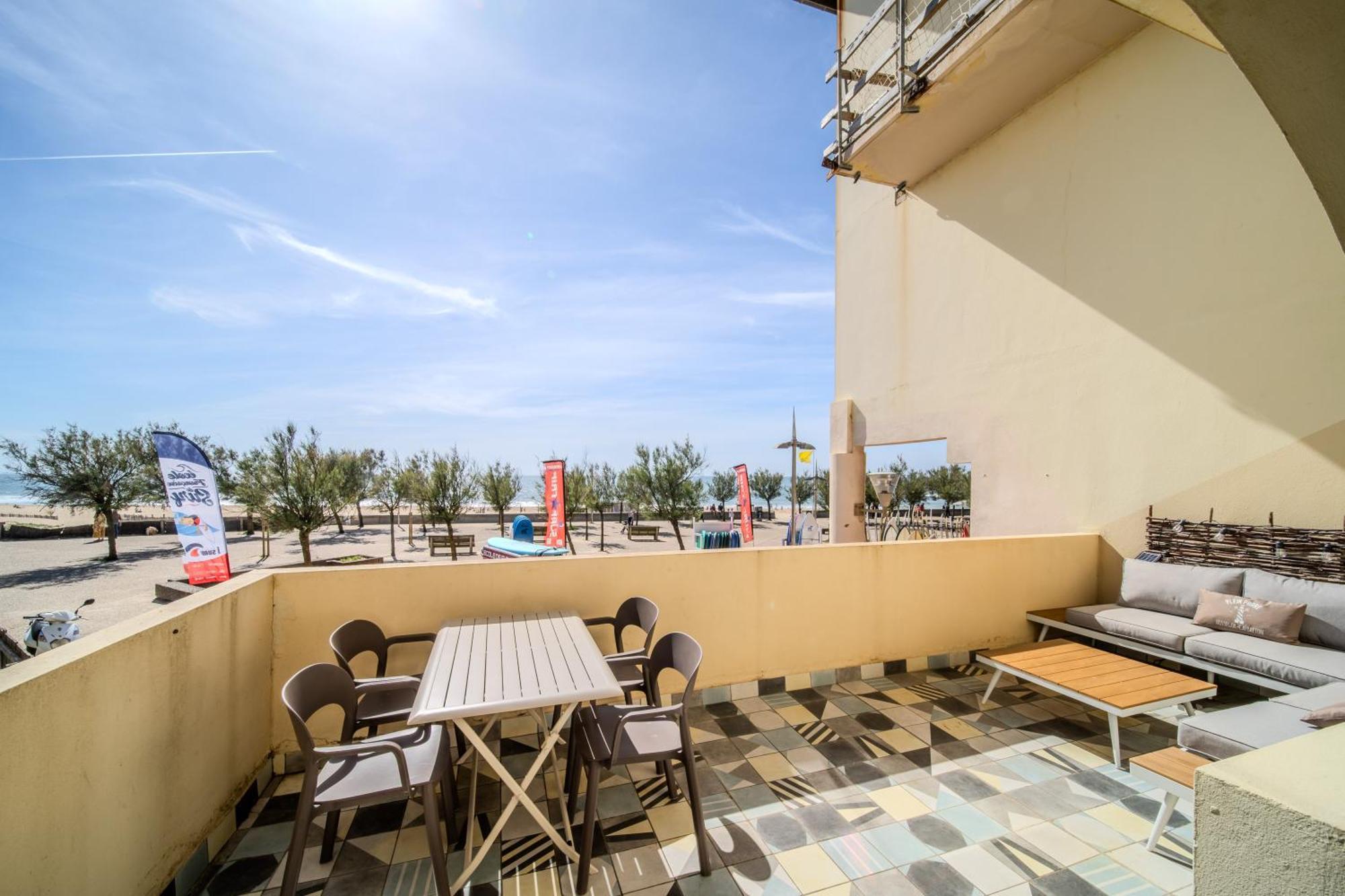 סורטס הוסגור La Dune D'Or - Vue Mer, Studio Face A La Plage Avec Terrasse מראה חיצוני תמונה